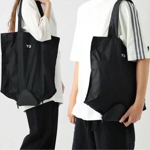 Y-3 Black Nylon Tote